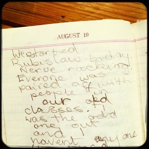 Inside Karen's diary