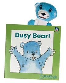 Busy Bear and Bookstart Bear puppet