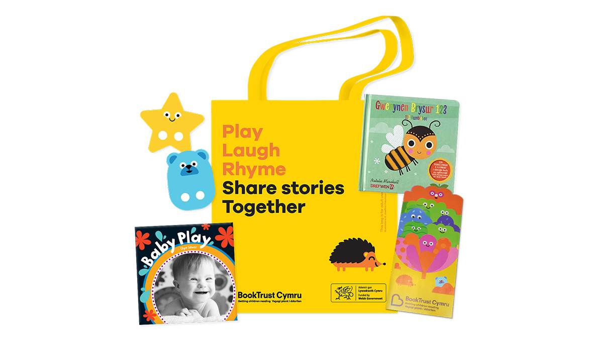 The new Wales Bookstart Baby Bag