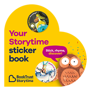 The BookTrust Storytime sticker book