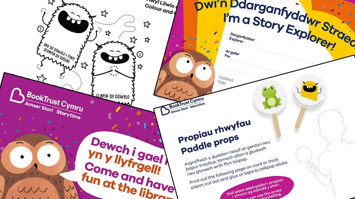 Images of some of the BookTrust Storytime resources