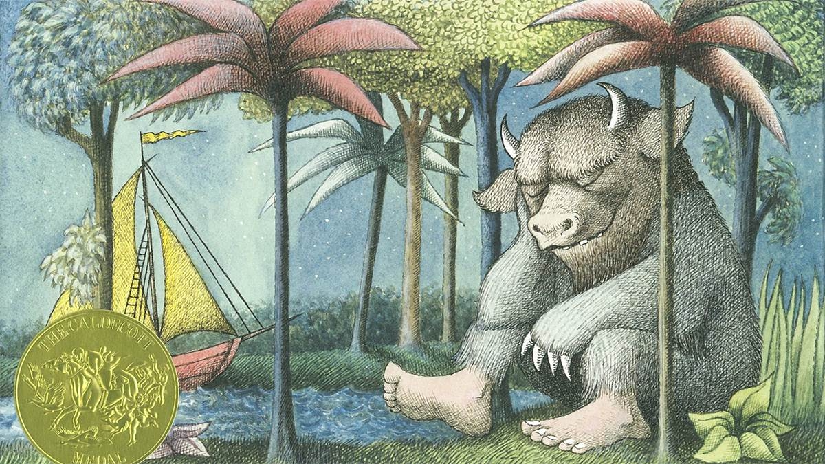 Illustration from Where The Wild Things Are by Maurice Sendak