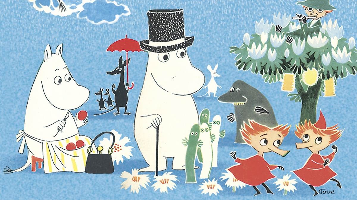 Illustration from Finn Family Moomintroll by Tove Jansson