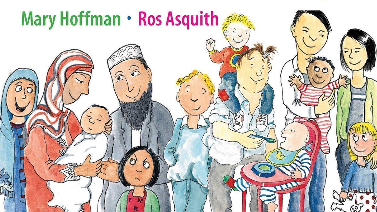 Illustration: The Great Big Book of Families by Mary Hoffman and Ros Aquith