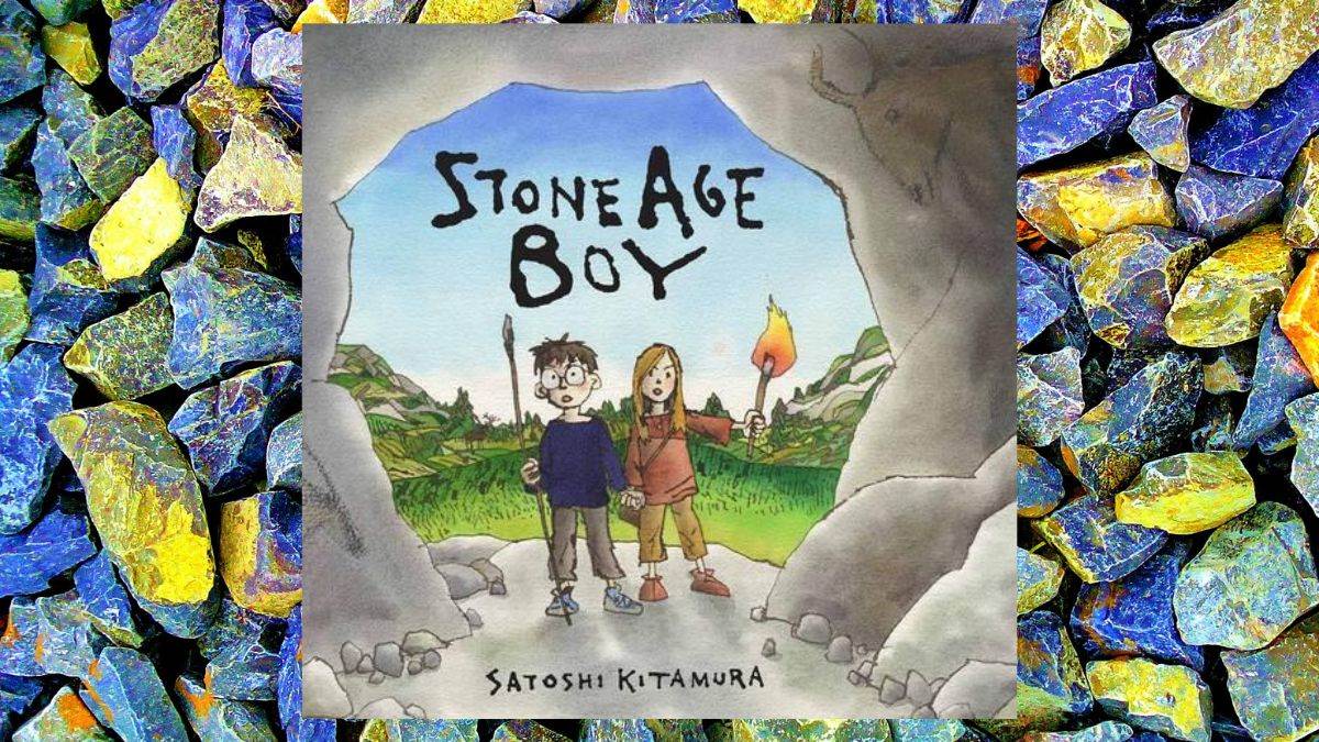 The front cover of Stone Age Boy
