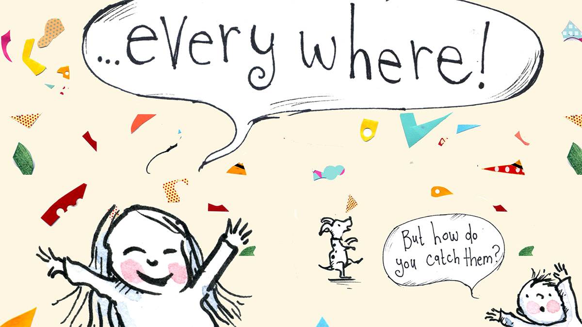 Crop from Ideas Everywhere illustration by Polly Dunbar